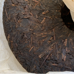 Шу пуэр Цзиньцзян 2008 год блин 357 г. Photo 2